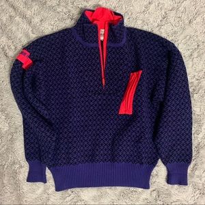 Obermeyer VTG Purple Kess Half Zip Jacket